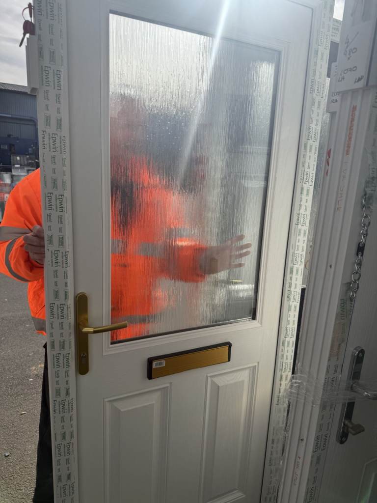 White Composite Door 870 x 2065