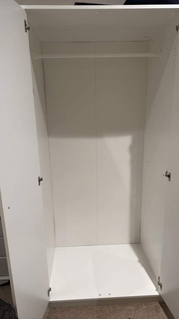 2 x wardrobe available (assembled) 