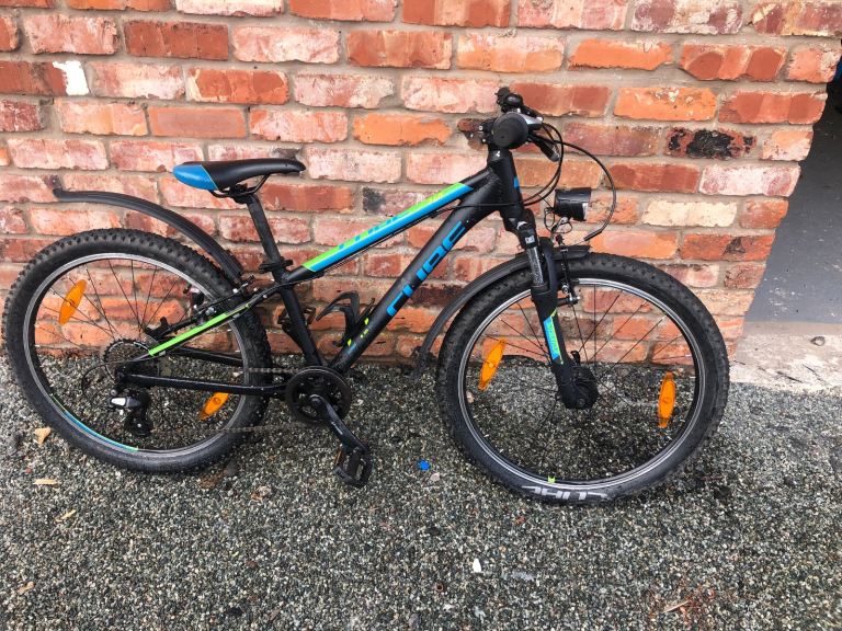 image for Cube Acid 240 Allroad Kids Bike 2019 Black/Blue/Green