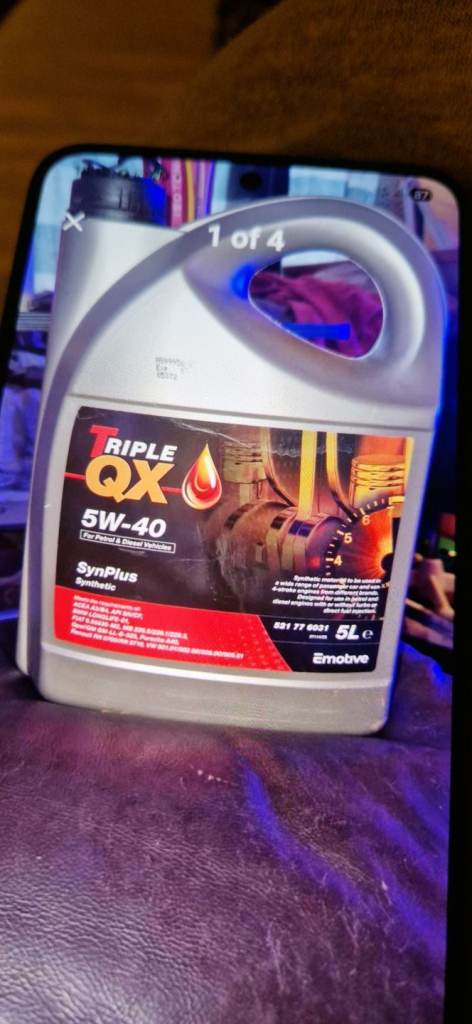 Car oil 5w-40 synthetic 