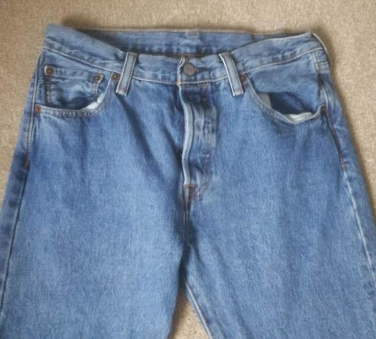 Men's Levi's Levi 501 Blue Jeans Straight Leg W30" L28"