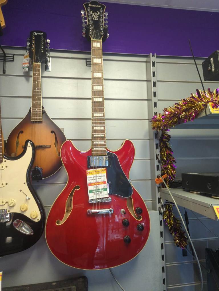 Ibanez AS7312 Artcore Trans Cherry Red Good Condition