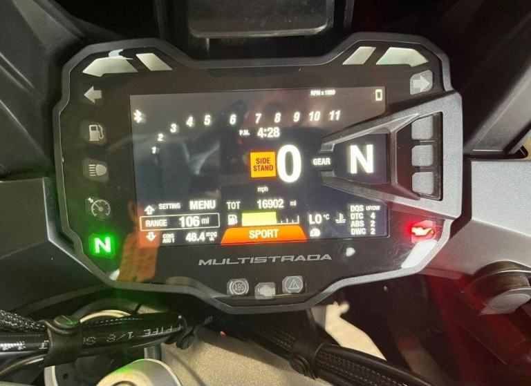 2019 69 DUCATI MULTISTRADA 1260 S DVT HIGH SPEC TOURER ADVENTURE HISTORY PANNIER