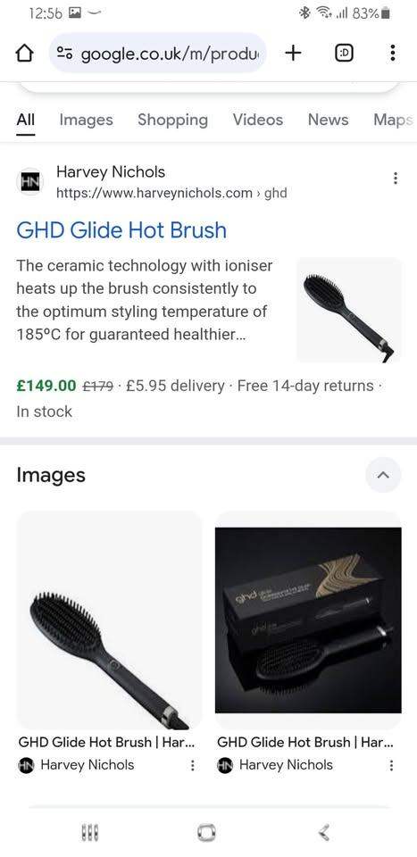 New Ghd Glide professional SMOOTHING HOT Hair Dryer BRUSH hairdryer
