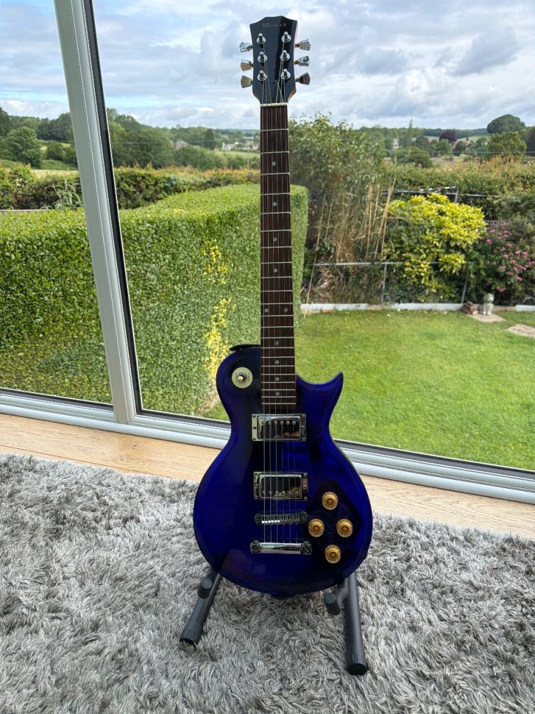 Wesley Electric Guitar, Blue Resin. 