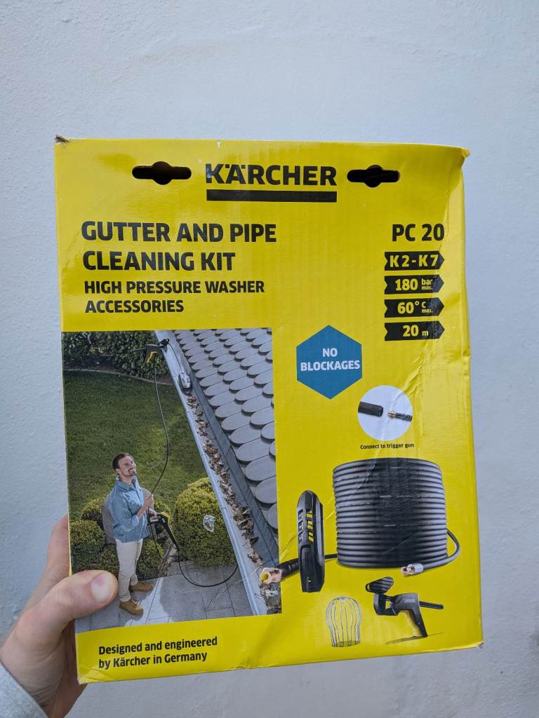 Karcher Drain & Gutter Cleaning Kit PC20