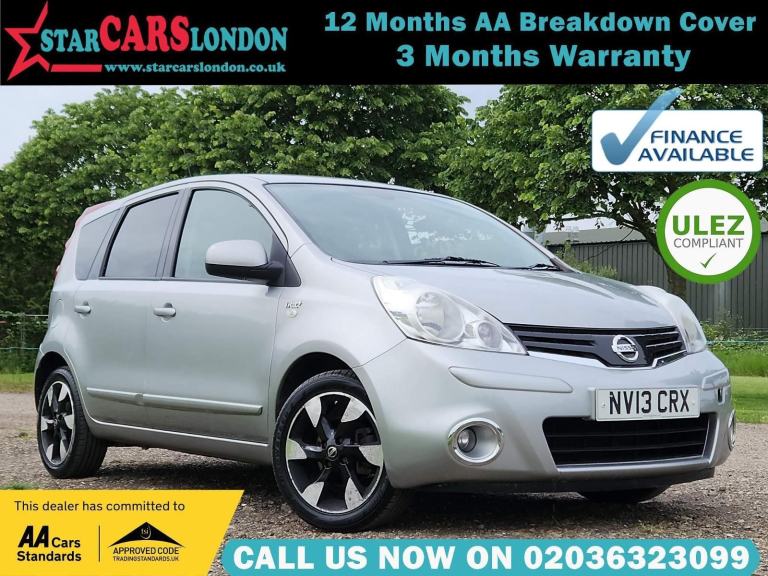 2013 Nissan Note 1.6 16V n-tec+ Auto Euro 5 5dr MPV Petrol Automatic