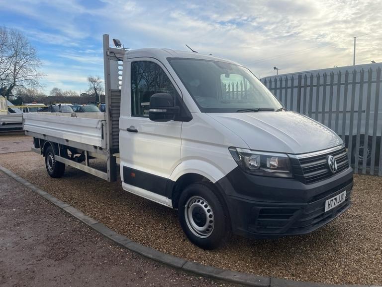 2022 Volkswagen Crafter 2.0 TDI CR35 Startline L3 LWB DROPSIDE - WHITE Dropside Diesel Manual