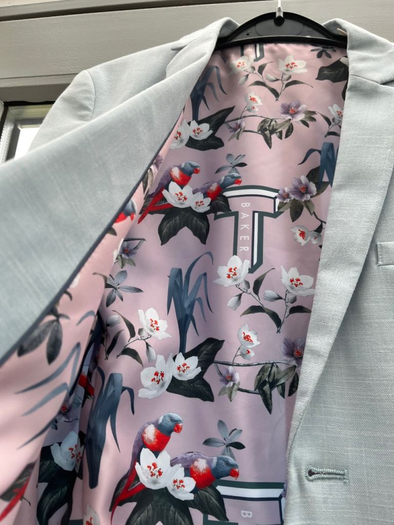 Ted Baker suit. Light blue size 13. 