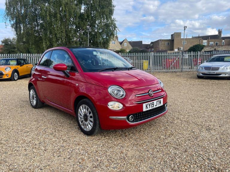2019 Fiat 500 1.2 Lounge 3dr HATCHBACK PETROL Manual