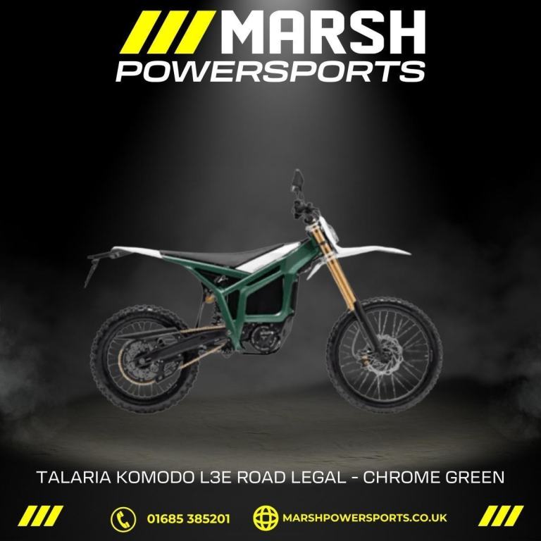 Komodo L3E Road Legal in Chrome Green  - Komodo Main Dealer - Reserve NOW!