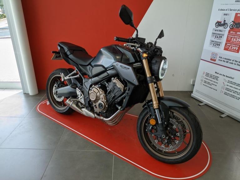2024 HONDA CB650R NEO SPORTS CAFE GREY METALLIC T/TIDY FITTED 
