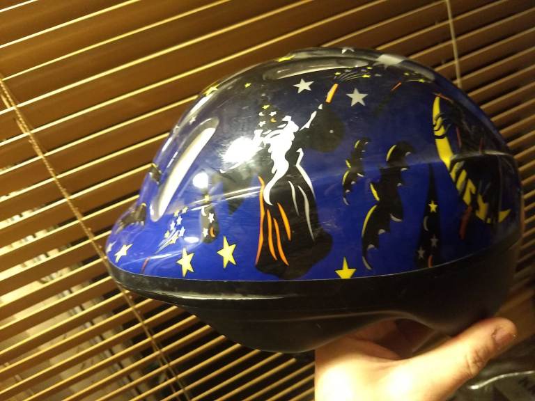 Childs bike helmet