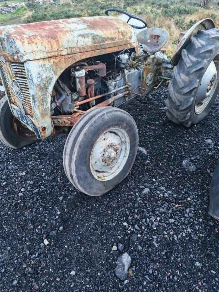 2 x Grey Ferguson tractors with Perkins P3 engines