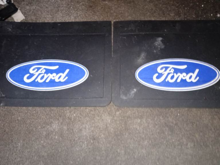 Ford mud flaps mark 1 2 escorts or van new