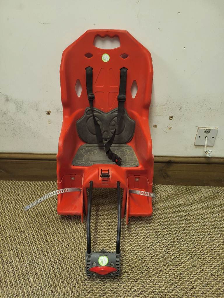 Child Bike Seat – Red, NEVER USED