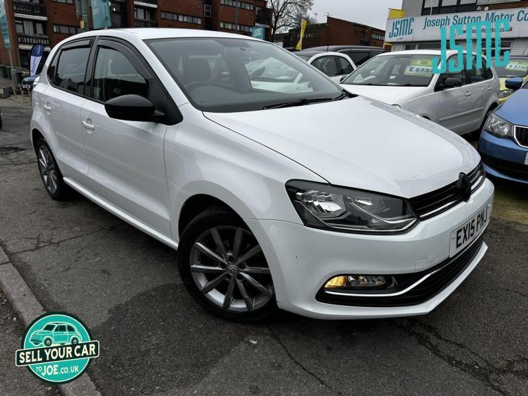2015 Volkswagen Polo 1.0 BlueMotion Tech SE Design Hatchback 5dr Petrol Manual Euro 6 (s/s) (75  ...