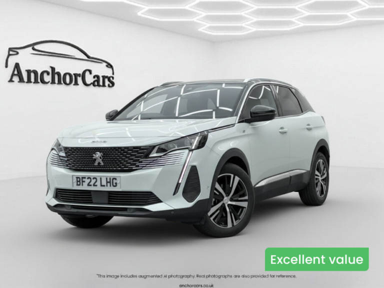 2022 Peugeot 3008 1.5 BlueHDi GT SUV 5dr Diesel EAT Euro 6 (s/s) (130 ps) Hatchback Diesel Automatic