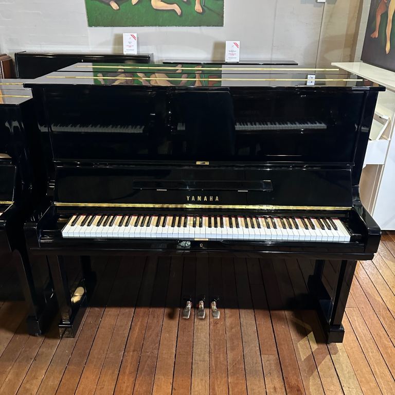 Yamaha U3 Upright Piano Black Polyester | Reconditioned | Sherwood Phoenix 