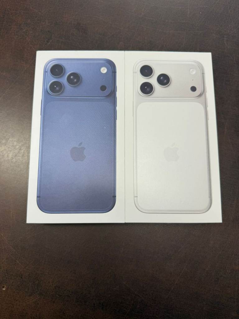 iPhone 17 pro max 256gb open box £1050 Sealed £1100 512gb £1200 with Apple Warranty