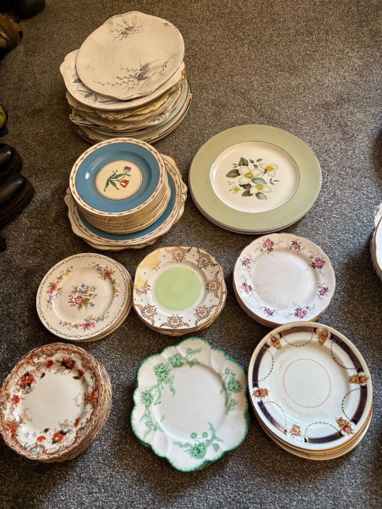 Job Lot vintage plates 