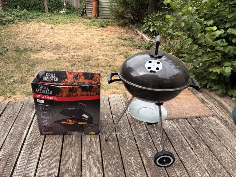 Grill Meister Kettle Barbecue – Black, As Good As New