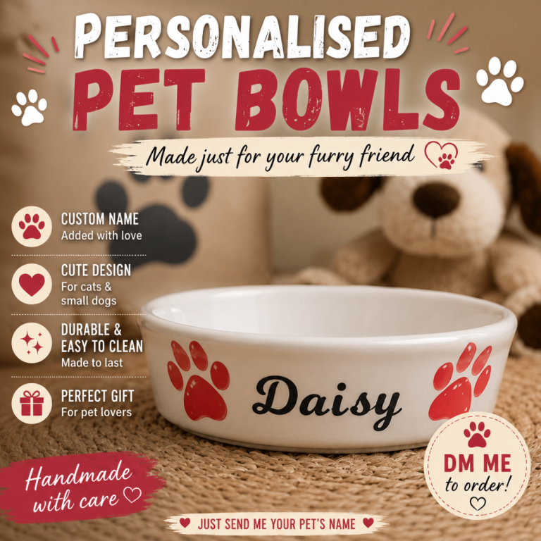Personalised Pet bowls 