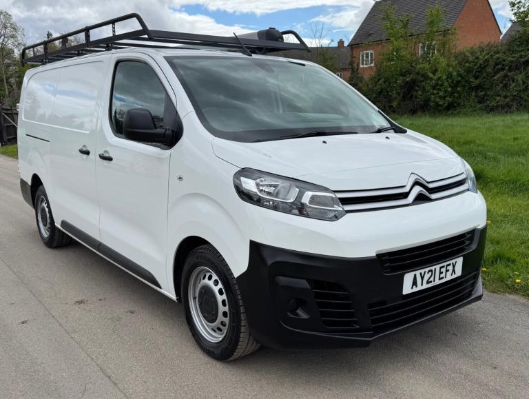 2021 Citroen Dispatch Enterprise 1.5BlueHDi LWB L2 White Van - *40,215 Miles*