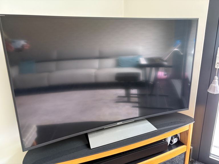 Sony 55’ Curved TV and Sony Sound Base