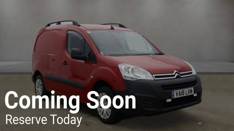 2018 18 CITROEN BERLINGO 1.6 BLUEHDI 850 ENTERPRISE NO VAT VAN 100 BHP DIESEL