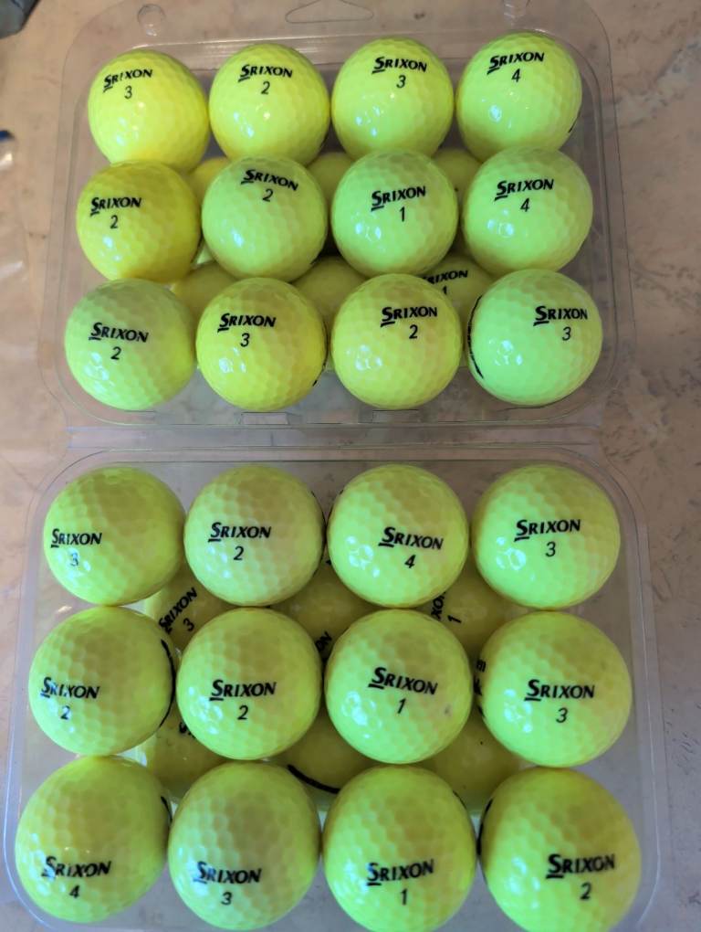 36 Srixon soft feel golf balls £20