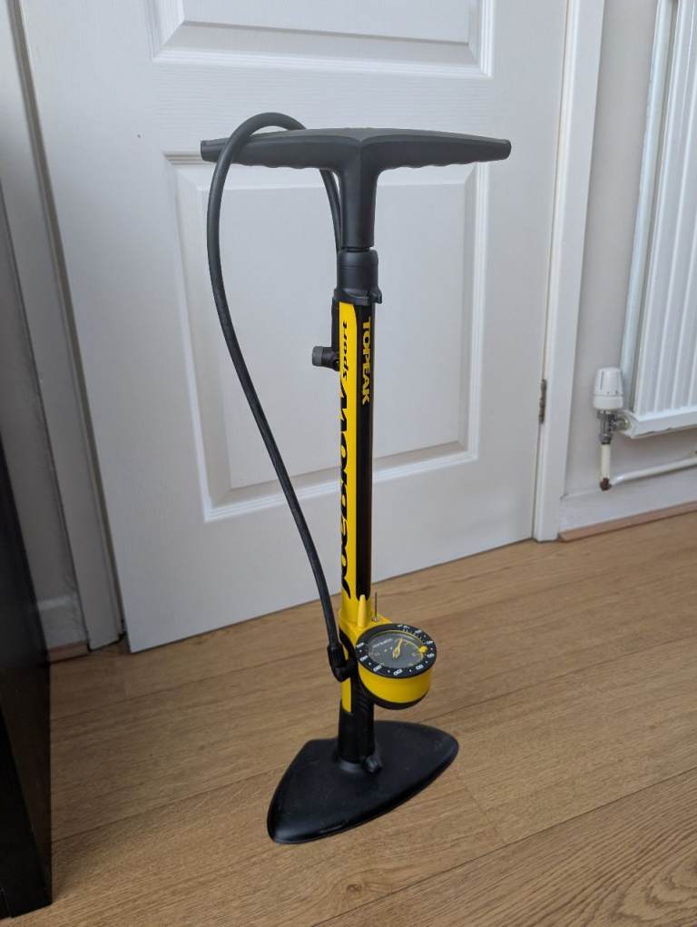 Topeak Joe Blow Sport III Floor Pump - Black / Yellow