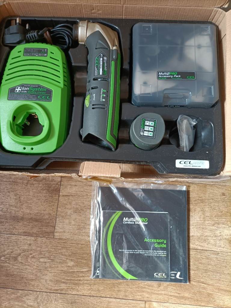 CEL Multipro Cordless Multi-tool Kit - As New