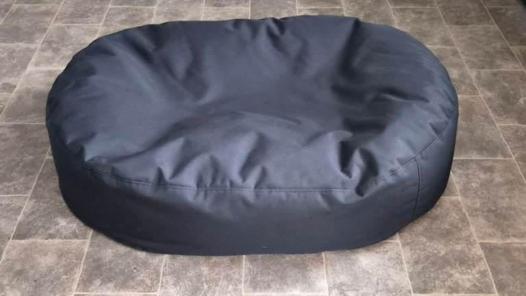 Unused - Oval Dog Bed Bean Bag, Flea and Dust Mite Resistant