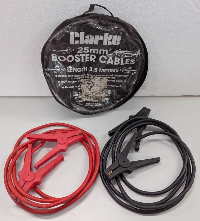 Clarke 25mm Battery Jumper Cables 3.5m CJL25C (7630147)