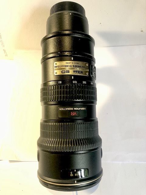 Nikon Lens 70-200mm f/2.8 VR