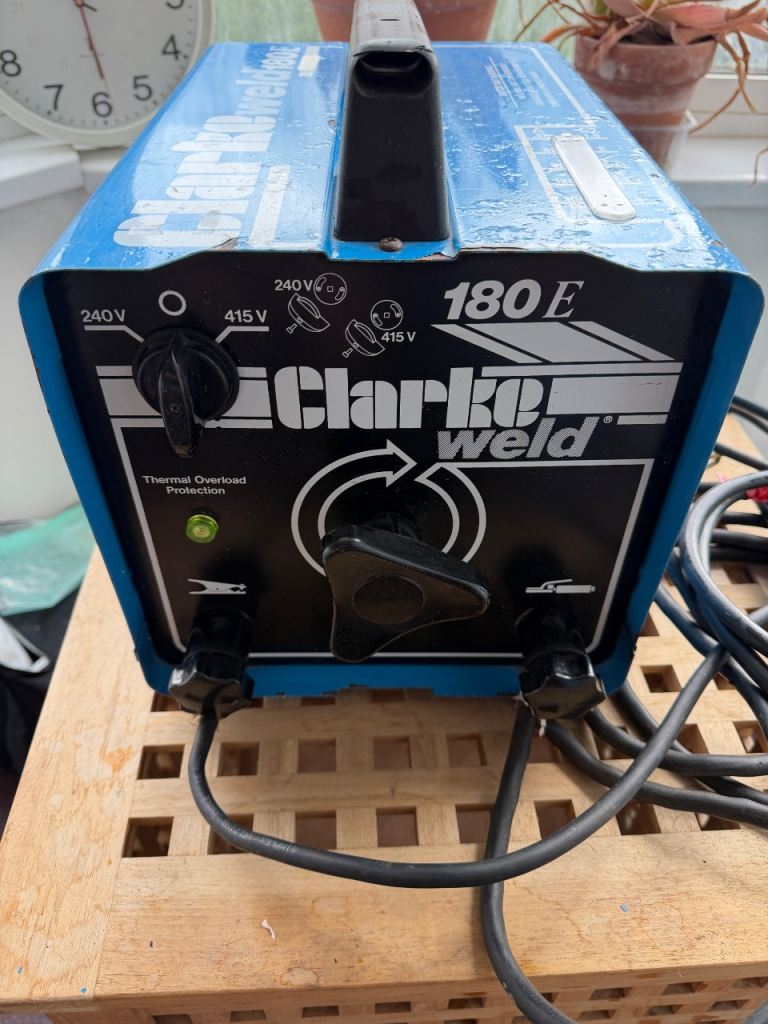 Clarke Arc Welder with helmet and rods