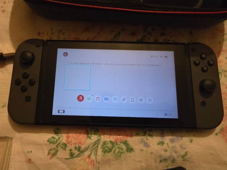 Nintendo switch console with accessories/ charging dock & more/mint condition