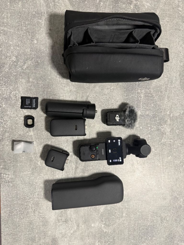 Dji osmo pocket 3 camera / dji action cam / go pro