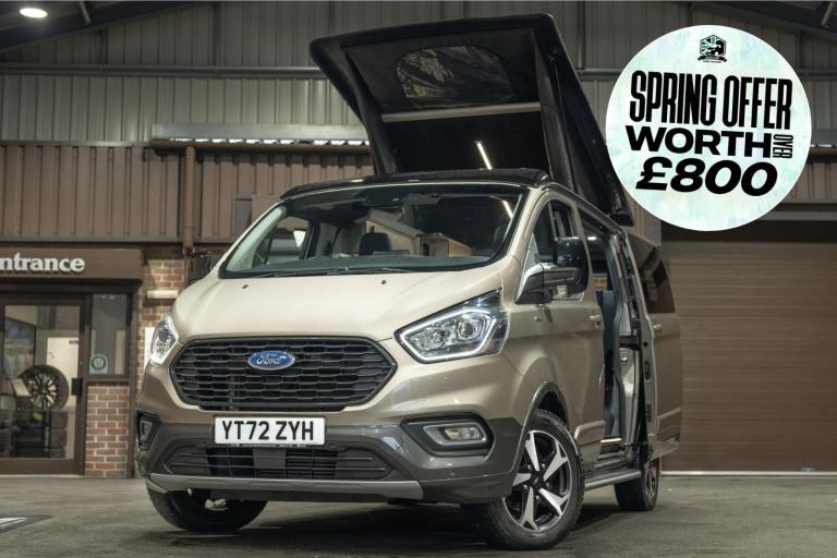 Ford Transit Custom Active 2023 Model 6 Speed Manual 4 Berth Campervan