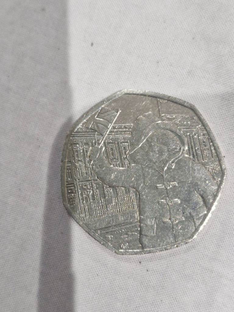 Paddington Bear 50p Coin 2018 – Good Condition