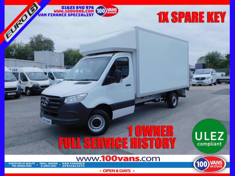 2019 Mercedes-Benz Sprinter 2.1 314 CDI Luton 2dr Diesel Manual L3 H1 (141 bhp) CHASSIS CAB Diese...
