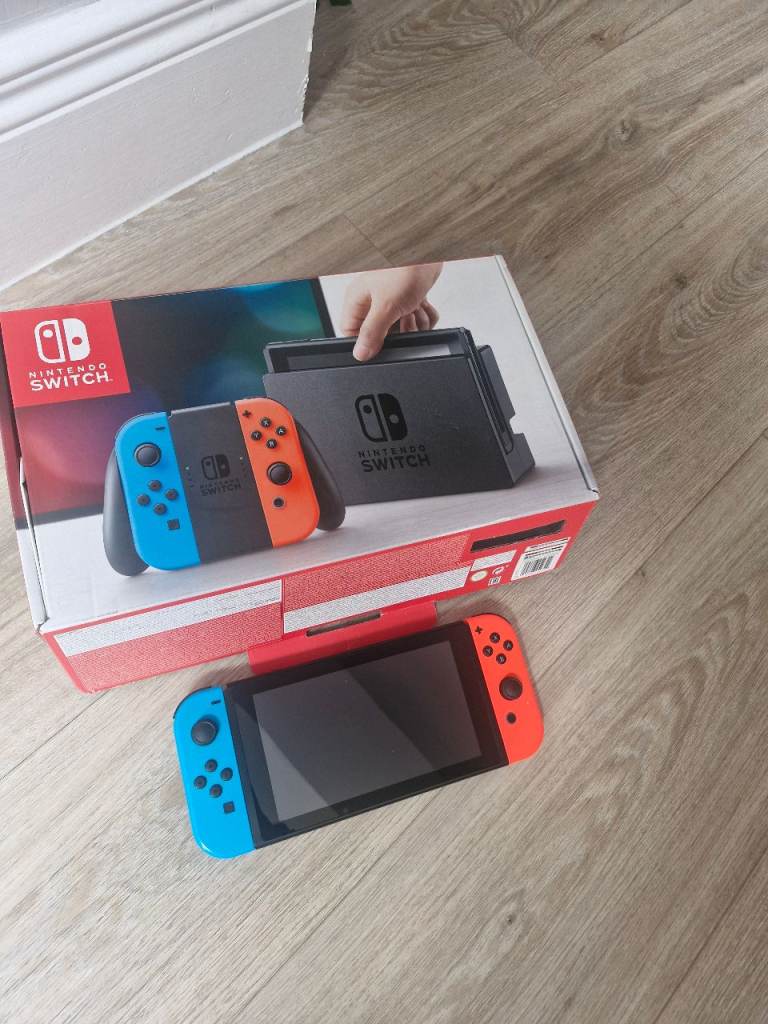 Nintendo Switch Console with Joy-Cons and Travel Case