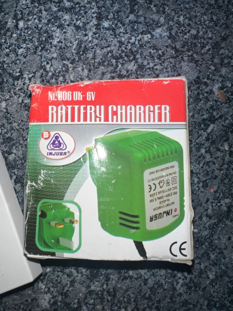 INJUSA Battery Charger 6V – Good Condition