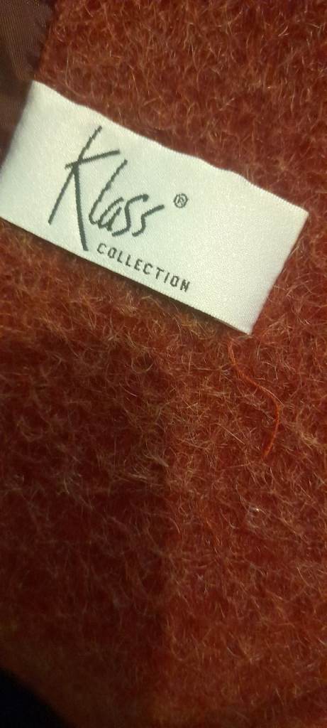 Klass Collection Women's Red Coat – Good Condition
