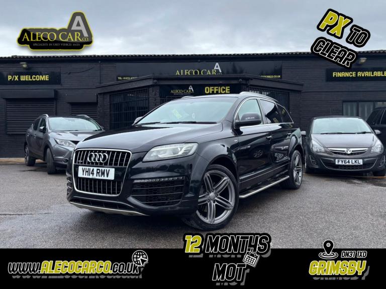 AUDI Q7 3.0 TDI V6 S line Sport Edition Black Auto Diesel 2014