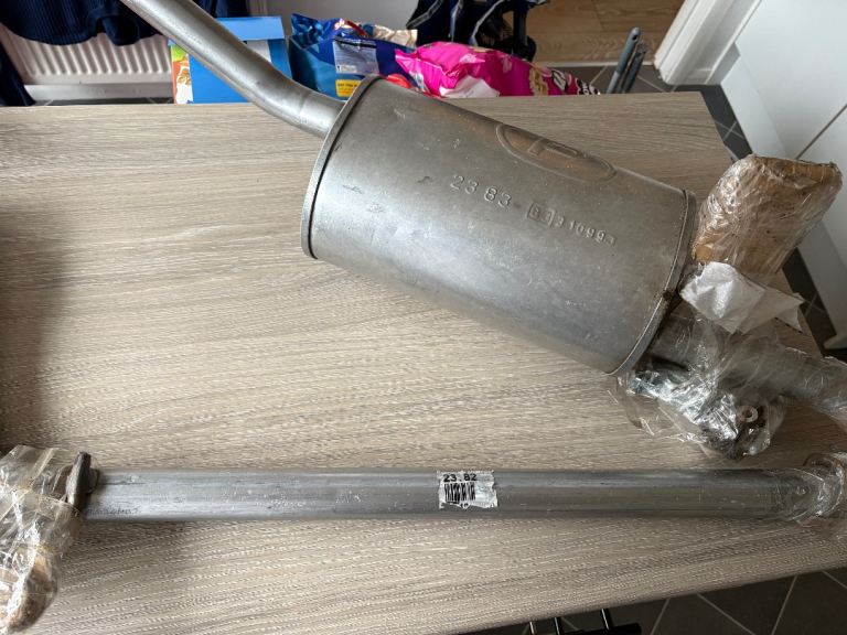 Front Exhaust Pipe & Silencer for Skoda Fabia BZG/CEVA/CGPA 1.2 (2008-2010)