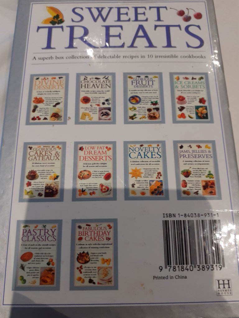 Sweet treats box collection cookbook