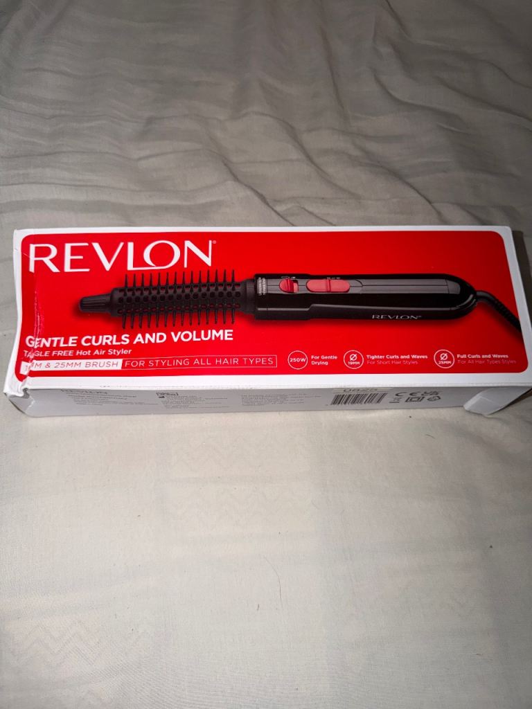 Revlon RVHA6017UK2 Tangle-Free Hot Air Styler 19mm/25mm with Black Brushes