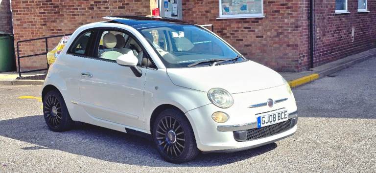  FIAT 500 LOUNGE 1.4 MANUAL 102K WHITE £995